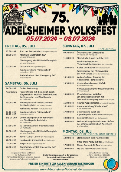 75. Adelsheimer Volksfest