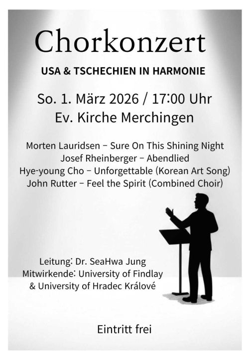 Chorkonzert - USA & TSCHECHIEN IN HARMONIE