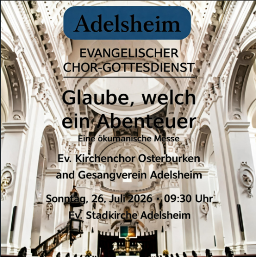 Glaube, welch ein Abenteuer