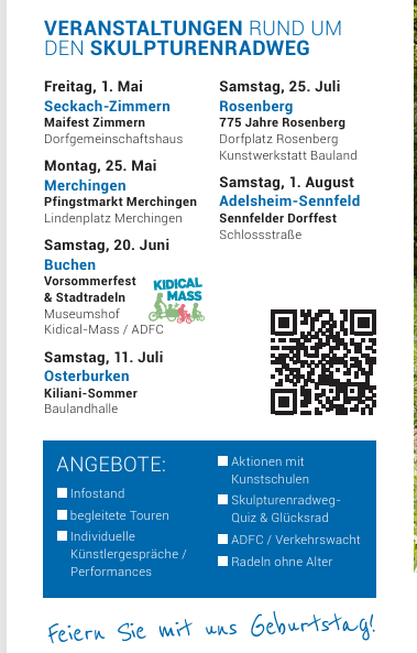 20 Jahre Skulpturenradweg