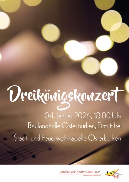 Dreikönigskonzert Stadt- und Feuerwehrkapelle Osterburken